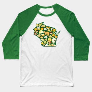 All the Wisconsin Cheese Please Baseball T-Shirt